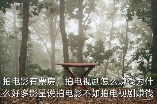 現在拍電影怎么賺錢,明星拍電影是怎么賺錢的
