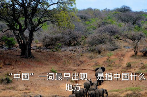 “中國(guó)”一詞最早出現(xiàn)，是指中國(guó)什么地方