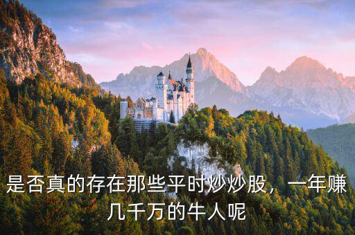 是否真的存在那些平時(shí)炒炒股，一年賺幾千萬的牛人呢