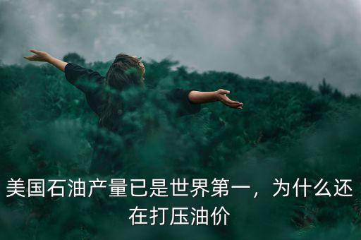 美國(guó)石油產(chǎn)量已是世界第一，為什么還在打壓油價(jià)