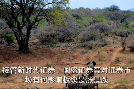 接管新時代證券、國盛證券等對證券市場有何影響板塊是漲是跌