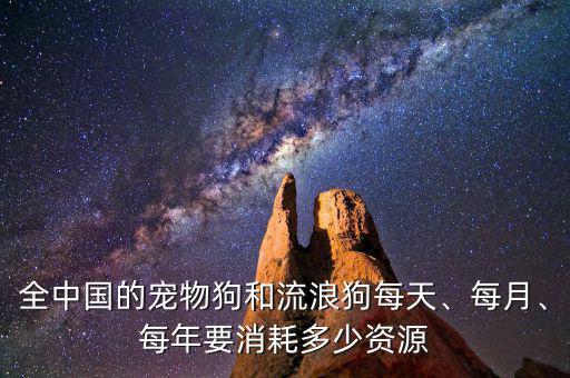 全中國(guó)的寵物狗和流浪狗每天、每月、每年要消耗多少資源