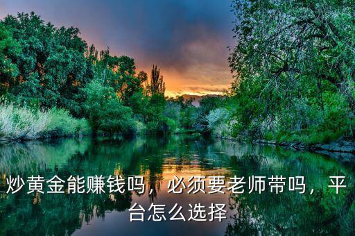 炒黃金能賺錢嗎，必須要老師帶嗎，平臺(tái)怎么選擇