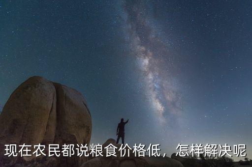 現(xiàn)在農(nóng)民都說糧食價(jià)格低，怎樣解決呢
