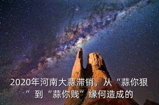 2020年河南大蒜滯銷，從“蒜你狠”到“蒜你賤”緣何造成的