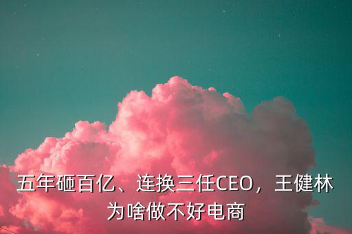 五年砸百億、連換三任CEO，王健林為啥做不好電商