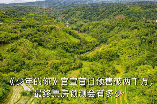 《少年的你》官宣首日預(yù)售破兩千萬(wàn)，最終票房預(yù)測(cè)會(huì)有多少