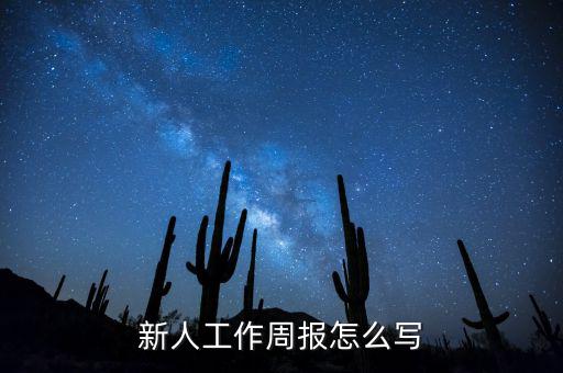 新人工作周報(bào)怎么寫(xiě)