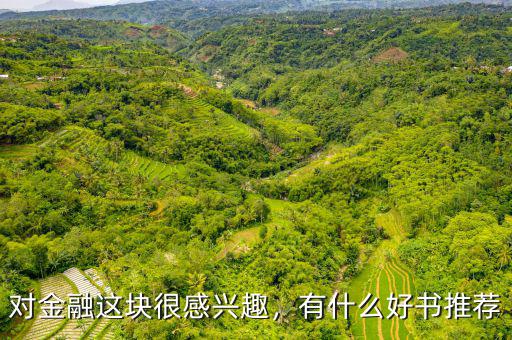 對(duì)金融這塊很感興趣，有什么好書(shū)推薦
