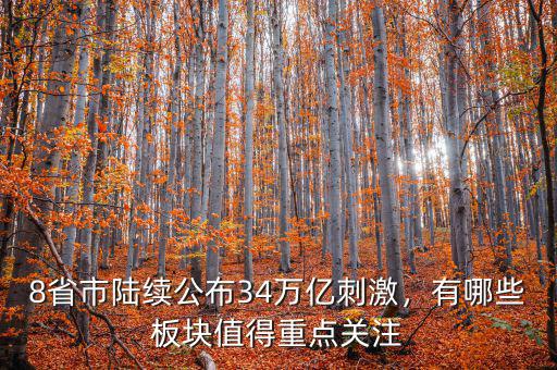 8省市陸續(xù)公布34萬億刺激，有哪些板塊值得重點(diǎn)關(guān)注