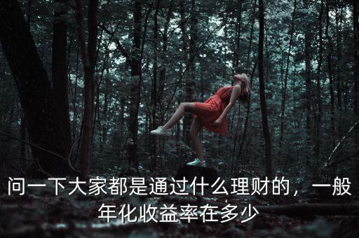 問(wèn)一下大家都是通過(guò)什么理財(cái)?shù)?，一般年化收益率在多? class=