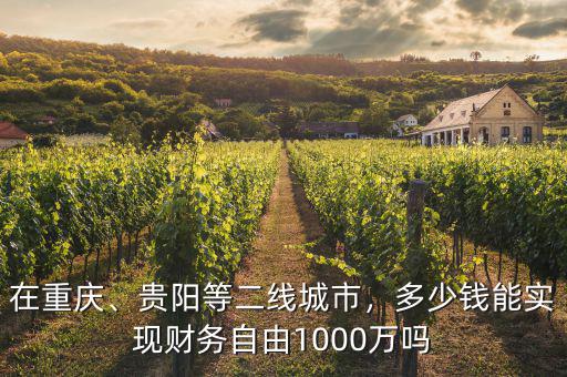 在重慶、貴陽等二線城市，多少錢能實現(xiàn)財務(wù)自由1000萬嗎