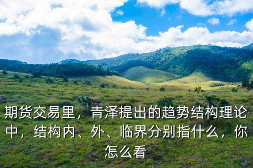 期貨交易里，青澤提出的趨勢(shì)結(jié)構(gòu)理論中，結(jié)構(gòu)內(nèi)、外、臨界分別指什么，你怎么看