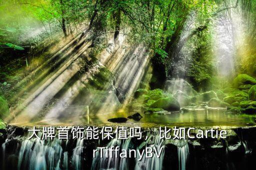 大牌首飾能保值嗎，比如CartierTiffanyBV