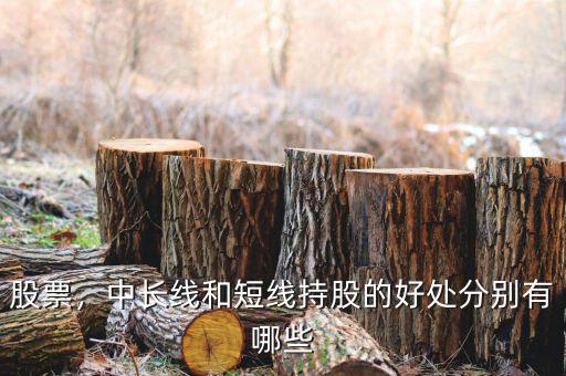 股票，中長線和短線持股的好處分別有哪些