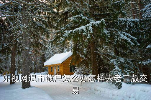 創(chuàng)業(yè)板股票直接退市后股民怎么辦,樂視網退市散戶怎么辦