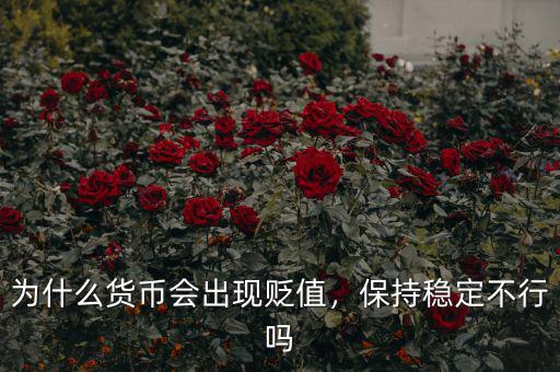 為什么貨幣會出現(xiàn)貶值，保持穩(wěn)定不行嗎