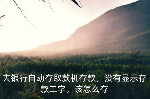 一萬(wàn)五存款機(jī)怎么顯示,沒有顯示存款二字