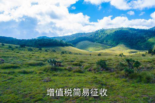 什么是增值稅簡(jiǎn)易征收，增值稅簡(jiǎn)易征收
