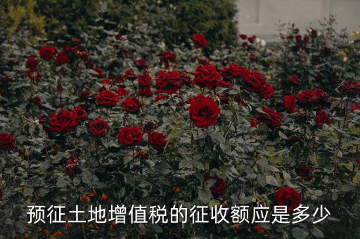 什么叫預征土地，什么是預征稅