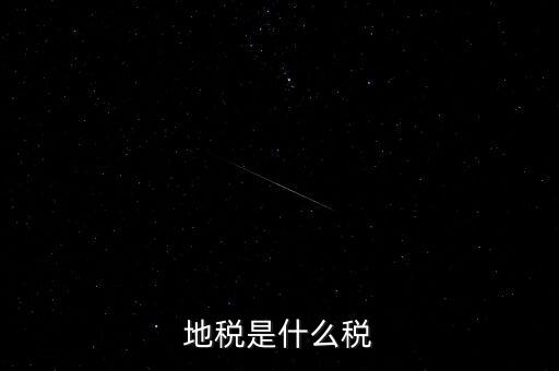 地稅局收的是什么稅，地稅是什么稅