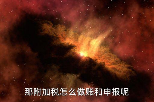 各項附加稅申報說明之后做什么，增值稅及附加稅費申報表填完后怎么申報