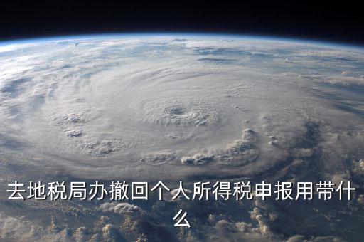 去地稅作廢申報(bào)需要帶什么影響，去地稅局辦撤回個(gè)人所得稅申報(bào)用帶什么