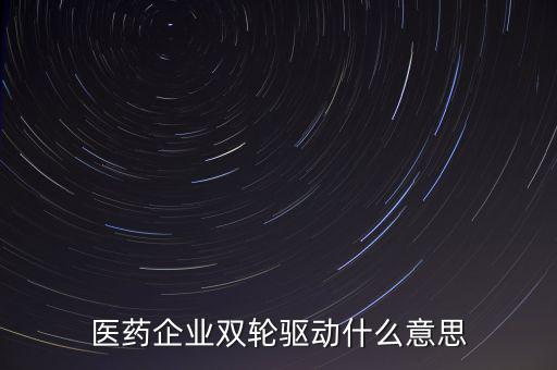 稅務(wù)績(jī)效管理雙輪驅(qū)動(dòng)是什么，醫(yī)藥企業(yè)雙輪驅(qū)動(dòng)什么意思