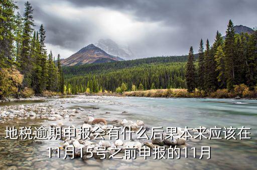 地稅欠稅公告什么后果，地稅逾期申報會有什么后果本來應(yīng)該在11月15號之前申報的11月