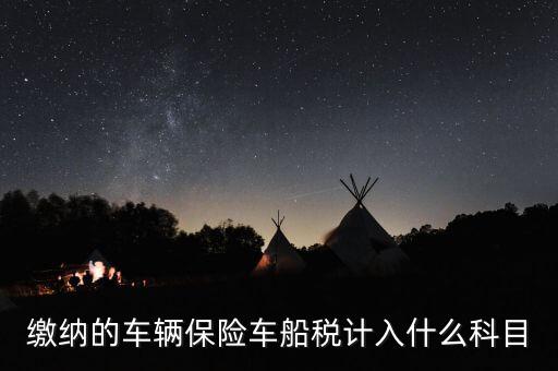 繳納車船稅后會給什么憑據(jù)，繳納的車輛保險車船稅計入什么科目