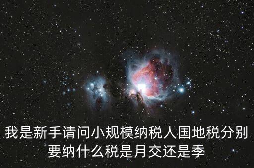 小型納稅人地稅交什么區(qū)別，小規(guī)模納納稅人和一般納稅人的地稅有什么區(qū)別