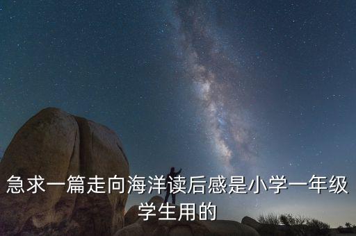 我的文明雷電過有什么關(guān)系，急求一篇走向海洋讀后感是小學(xué)一年級學(xué)生用的