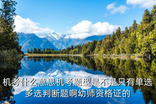 地稅局考機(jī)試是什么意思，機(jī)考什么意思機(jī)考題型是不是只有單選多選判斷題啊幼師資格證的