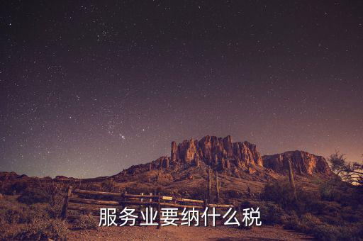 服務(wù)業(yè)開(kāi)票都繳什么稅，服務(wù)業(yè)應(yīng)繳那些稅