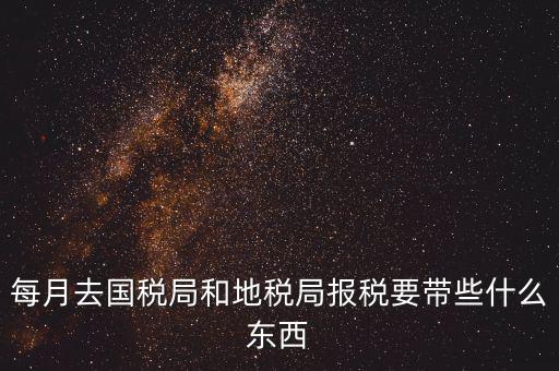國稅大廳報稅需要什么，你好請教你一下如果我去國稅大廳報稅的話都需要帶什么東西填