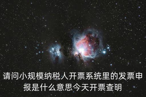 開(kāi)票申報(bào)是什么，浪潮稅控開(kāi)票軟件寫(xiě)卡報(bào)數(shù)后到稅務(wù)所申報(bào)是什么意思啊需要帶哪些