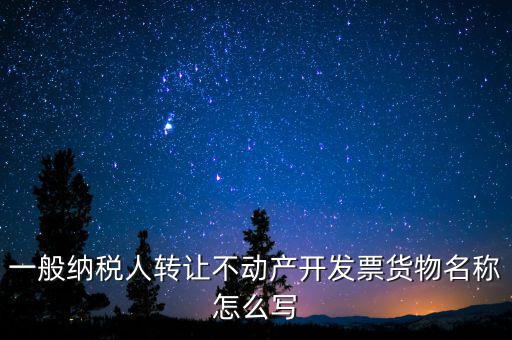 銷售不動產(chǎn)開票名稱寫什么，銷售不動產(chǎn)增值稅普通發(fā)票怎樣填寫