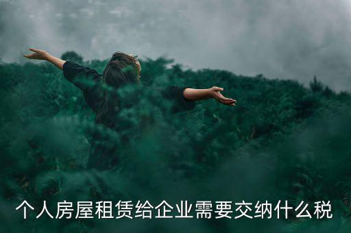 個人出租房屋需交納什么稅，個人房屋出租需要繳納哪些稅