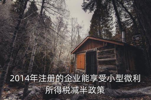 2014如何微利減免，2014企業(yè)所得稅季度預繳納稅申報表A類中小微企業(yè)減免部份如何