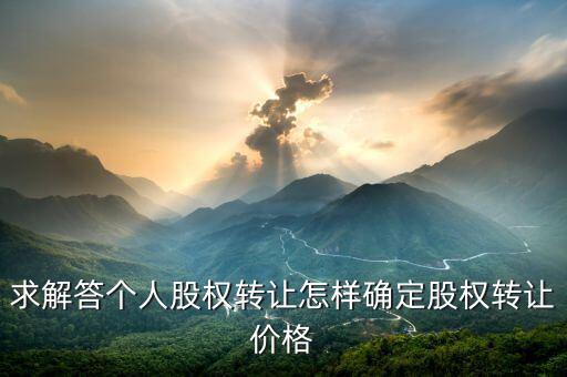 股權(quán)轉(zhuǎn)讓如何定價(jià)，股權(quán)轉(zhuǎn)讓價(jià)格怎么確定