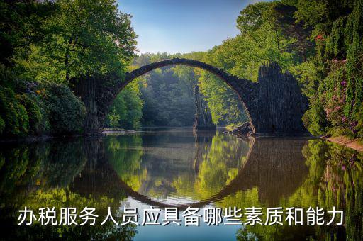 辦稅服務人員應具備哪些素質(zhì)和能力