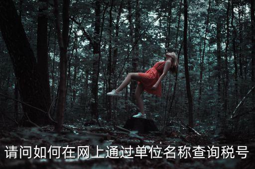 如何通過公司名稱查稅號，知道公司名字怎么查稅號嗎