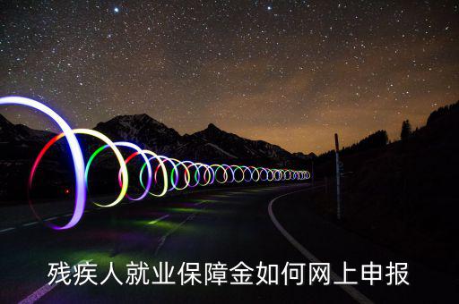 殘疾人就業(yè)保障如何申報表，殘疾人就業(yè)保障金如何網上申報
