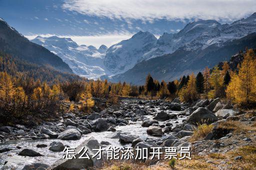 百望如何增加開票員，怎么才能添加開票員