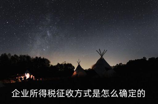 如何選擇征稅方式，企業(yè)所得稅征收方式是怎么確定的