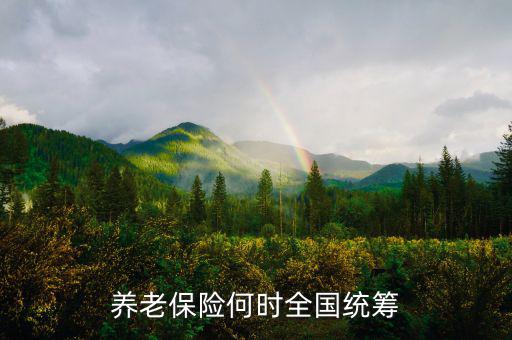 養(yǎng)老金統(tǒng)籌什么時(shí)間出臺(tái)，養(yǎng)老金何時(shí)統(tǒng)徼