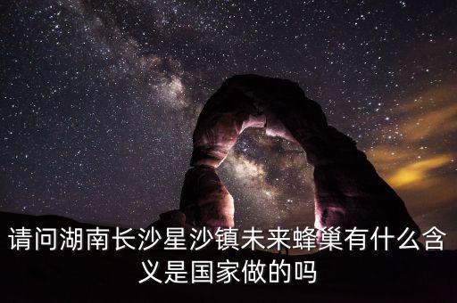 蜂巢城市什么意思，請(qǐng)問(wèn)湖南長(zhǎng)沙星沙鎮(zhèn)未來(lái)蜂巢有什么含義是國(guó)家做的嗎