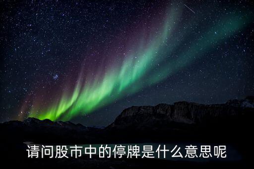 什么是停牌一小時的股票，股票中停牌1小SZ000是什么意思呢