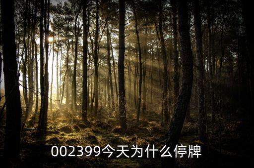 大連友誼為什么停牌，002399今天為什么停牌