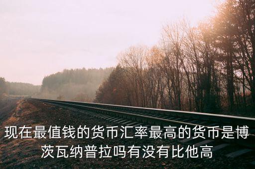 博茨瓦納普拉貨幣為什么這么貴，現(xiàn)在最值錢的貨幣匯率最高的貨幣是博茨瓦納普拉嗎有沒有比他高